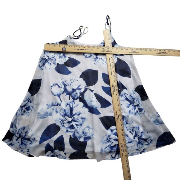 Show Me Your Mumu Circus Mini Dress Small Blue Bouquet Floral Y2K - Picture 5 of 10